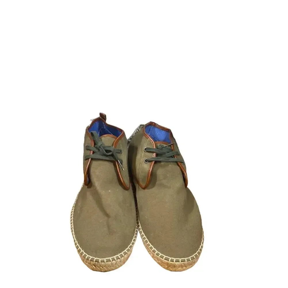 Vogas Sendas Men’s Olive Chukka Desert Lace Up Casual Boots Size 46